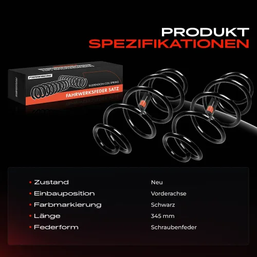 Fahrwerksfeder Vorderachse Frankberg 5481FB0008426 Bild Fahrwerksfeder Vorderachse Frankberg 5481FB0008426