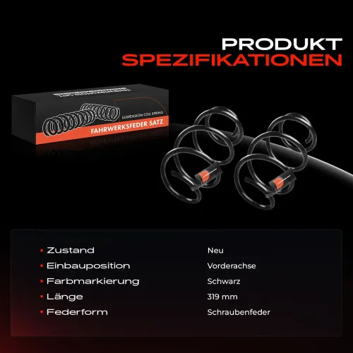 Fahrwerksfeder Vorderachse Frankberg 5481FB0008444 Bild Fahrwerksfeder Vorderachse Frankberg 5481FB0008444