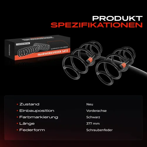 Fahrwerksfeder Vorderachse Frankberg 5481FB0008466 Bild Fahrwerksfeder Vorderachse Frankberg 5481FB0008466