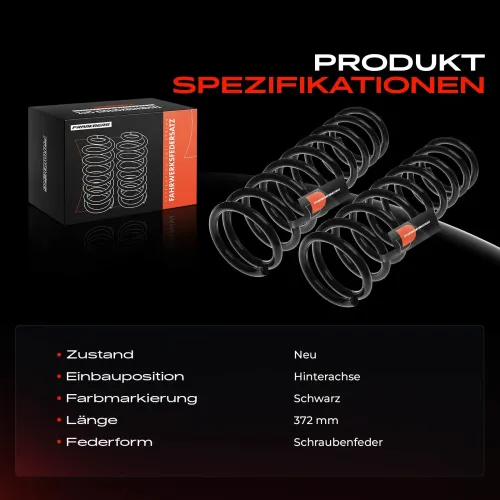 Fahrwerksfeder Hinterachse Frankberg 5481FB0008474 Bild Fahrwerksfeder Hinterachse Frankberg 5481FB0008474