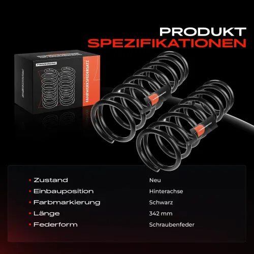 Fahrwerksfeder Hinterachse Frankberg 5481FB0008485 Bild Fahrwerksfeder Hinterachse Frankberg 5481FB0008485