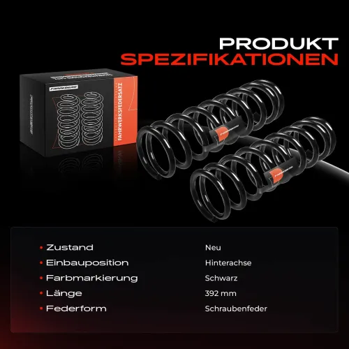 Fahrwerksfeder Hinterachse Frankberg 5481FB0008487 Bild Fahrwerksfeder Hinterachse Frankberg 5481FB0008487