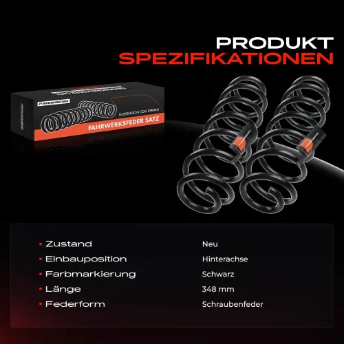 Fahrwerksfeder Hinterachse Frankberg 5481FB0008501 Bild Fahrwerksfeder Hinterachse Frankberg 5481FB0008501