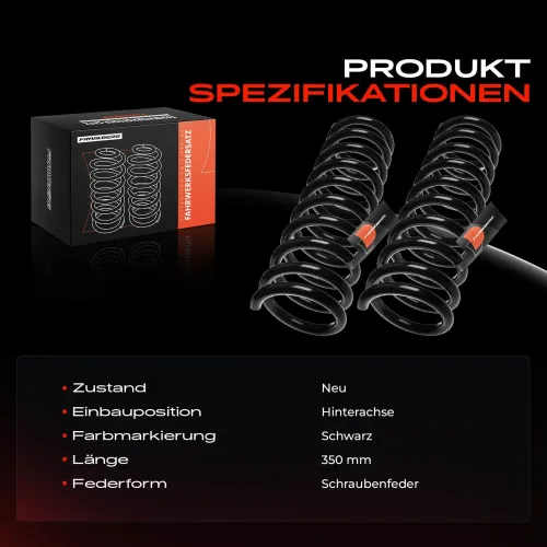 Fahrwerksfeder Hinterachse Frankberg 5481FB0008511 Bild Fahrwerksfeder Hinterachse Frankberg 5481FB0008511