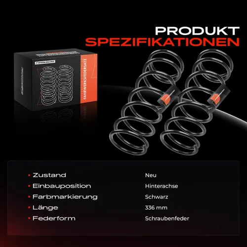 Fahrwerksfeder Hinterachse Frankberg 5481FB0008516 Bild Fahrwerksfeder Hinterachse Frankberg 5481FB0008516