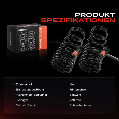 Fahrwerksfeder Hinterachse Frankberg 5481FB0008519 Bild Fahrwerksfeder Hinterachse Frankberg 5481FB0008519