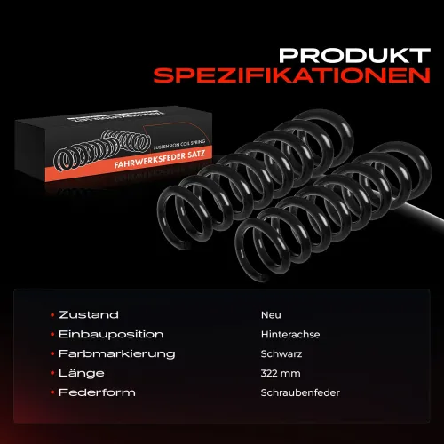 Fahrwerksfeder Hinterachse Frankberg 5481FB0008536 Bild Fahrwerksfeder Hinterachse Frankberg 5481FB0008536