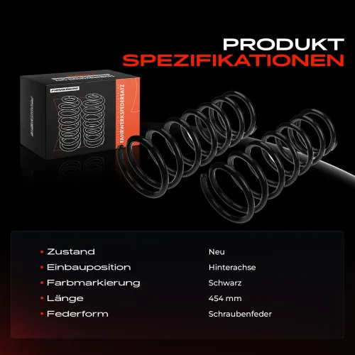 Fahrwerksfeder Hinterachse Frankberg 5481FB0008539 Bild Fahrwerksfeder Hinterachse Frankberg 5481FB0008539