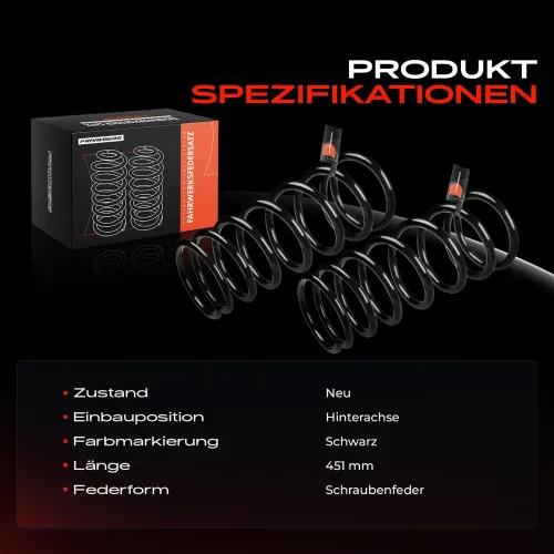 Fahrwerksfeder Hinterachse Frankberg 5481FB0008542 Bild Fahrwerksfeder Hinterachse Frankberg 5481FB0008542