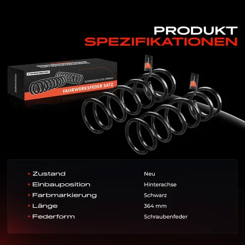 Fahrwerksfeder Hinterachse Frankberg 5481FB0008547 Bild Fahrwerksfeder Hinterachse Frankberg 5481FB0008547