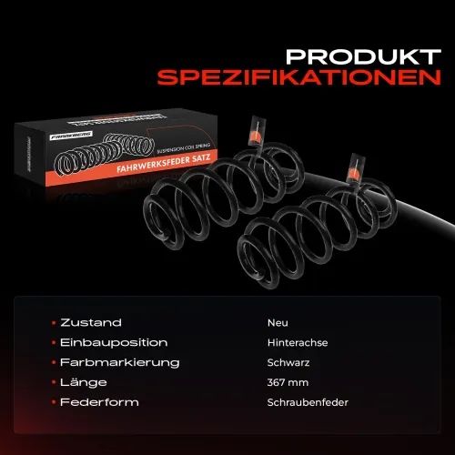 Fahrwerksfeder Hinterachse Frankberg 5481FB0008559 Bild Fahrwerksfeder Hinterachse Frankberg 5481FB0008559