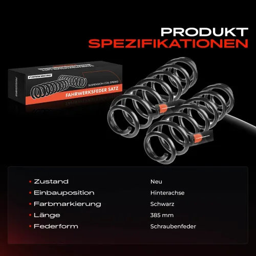 Fahrwerksfeder Hinterachse Frankberg 5481FB0008579 Bild Fahrwerksfeder Hinterachse Frankberg 5481FB0008579