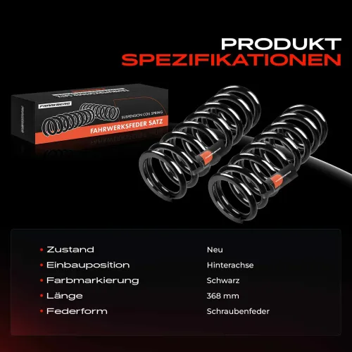 Fahrwerksfeder Hinterachse Frankberg 5481FB0008661 Bild Fahrwerksfeder Hinterachse Frankberg 5481FB0008661