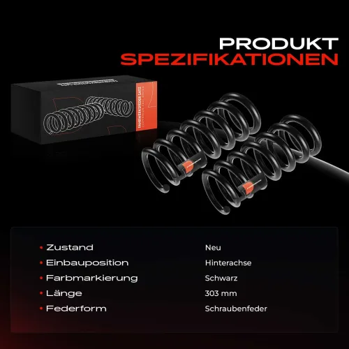 Fahrwerksfeder Hinterachse Frankberg 5481FB0008668 Bild Fahrwerksfeder Hinterachse Frankberg 5481FB0008668