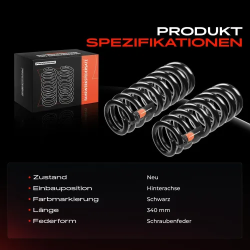 Fahrwerksfeder Hinterachse Frankberg 5481FB0008692 Bild Fahrwerksfeder Hinterachse Frankberg 5481FB0008692