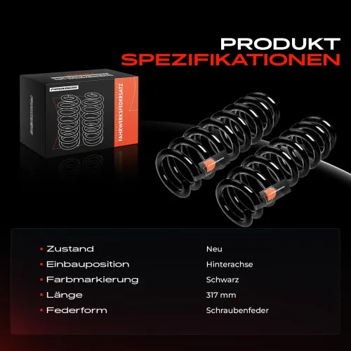 Fahrwerksfeder Hinterachse Frankberg 5481FB0008694 Bild Fahrwerksfeder Hinterachse Frankberg 5481FB0008694