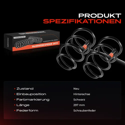 Fahrwerksfeder Hinterachse Frankberg 5481FB0008721 Bild Fahrwerksfeder Hinterachse Frankberg 5481FB0008721