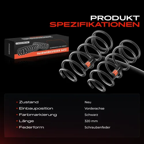 Fahrwerksfeder Vorderachse Frankberg 5481FB0008728 Bild Fahrwerksfeder Vorderachse Frankberg 5481FB0008728