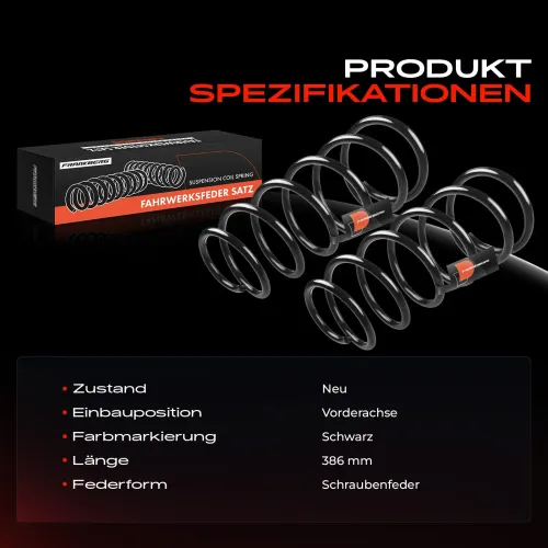 Fahrwerksfeder Vorderachse Frankberg 5481FB0008732 Bild Fahrwerksfeder Vorderachse Frankberg 5481FB0008732