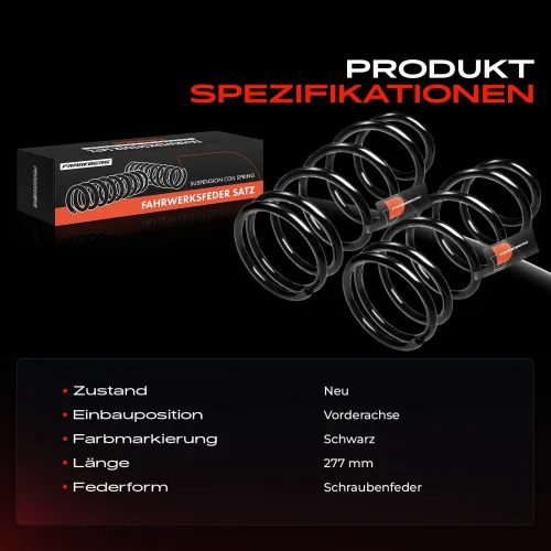 Fahrwerksfeder Vorderachse Frankberg 5481FB0008734 Bild Fahrwerksfeder Vorderachse Frankberg 5481FB0008734