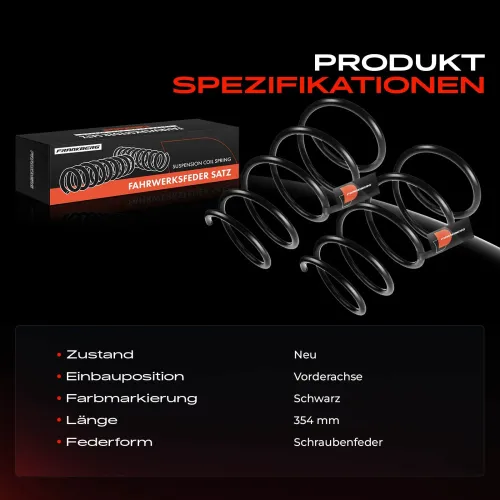 Fahrwerksfeder Vorderachse Frankberg 5481FB0008740 Bild Fahrwerksfeder Vorderachse Frankberg 5481FB0008740