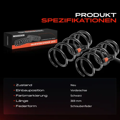 Fahrwerksfeder Vorderachse Frankberg 5481FB0008769 Bild Fahrwerksfeder Vorderachse Frankberg 5481FB0008769