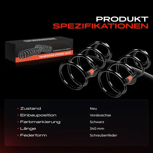 Fahrwerksfeder Vorderachse Frankberg 5481FB0008770 Bild Fahrwerksfeder Vorderachse Frankberg 5481FB0008770