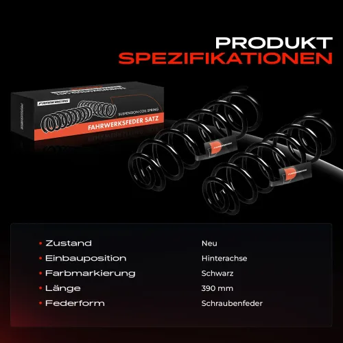 Fahrwerksfeder Hinterachse Frankberg 5481FB0008784 Bild Fahrwerksfeder Hinterachse Frankberg 5481FB0008784