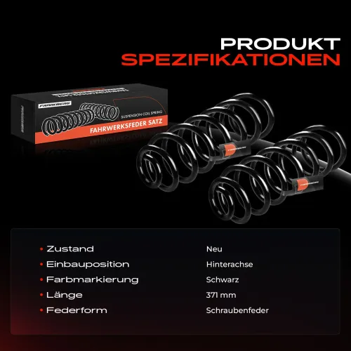 Fahrwerksfeder Hinterachse Frankberg 5481FB0008790 Bild Fahrwerksfeder Hinterachse Frankberg 5481FB0008790