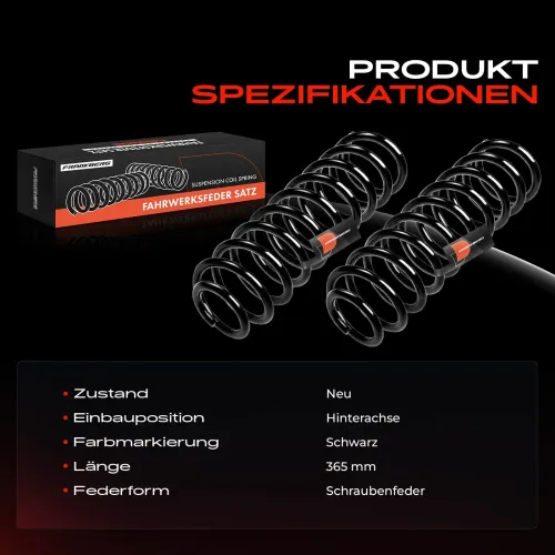 Fahrwerksfeder Hinterachse Frankberg 5481FB0008797 Bild Fahrwerksfeder Hinterachse Frankberg 5481FB0008797