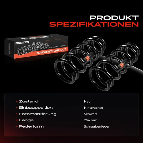 Fahrwerksfeder Hinterachse Frankberg 5481FB0008803 Bild Fahrwerksfeder Hinterachse Frankberg 5481FB0008803