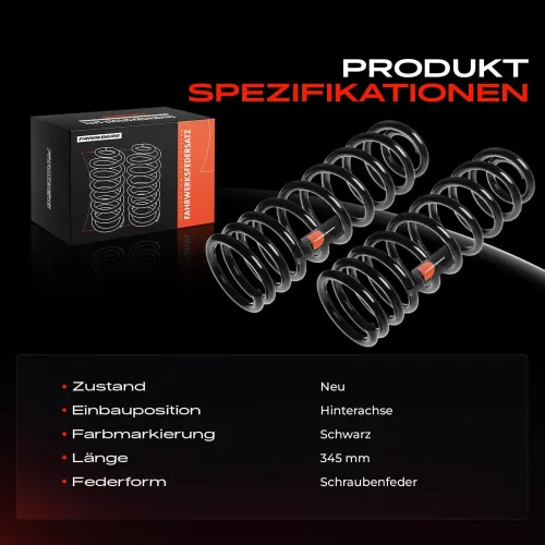 Fahrwerksfeder Hinterachse Frankberg 5481FB0008806 Bild Fahrwerksfeder Hinterachse Frankberg 5481FB0008806