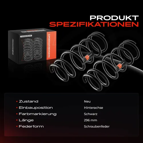 Fahrwerksfeder Hinterachse Frankberg 5481FB0008812 Bild Fahrwerksfeder Hinterachse Frankberg 5481FB0008812