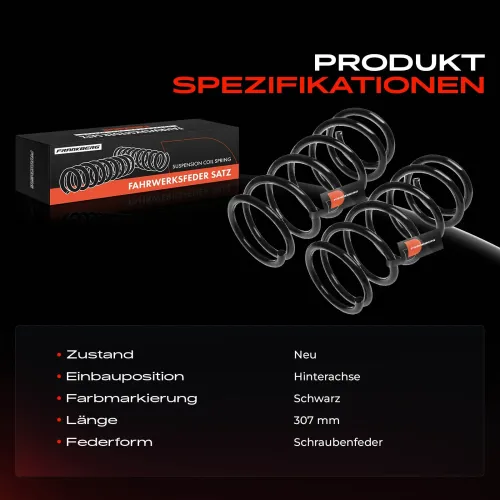 Fahrwerksfeder Hinterachse Frankberg 5481FB0008834 Bild Fahrwerksfeder Hinterachse Frankberg 5481FB0008834