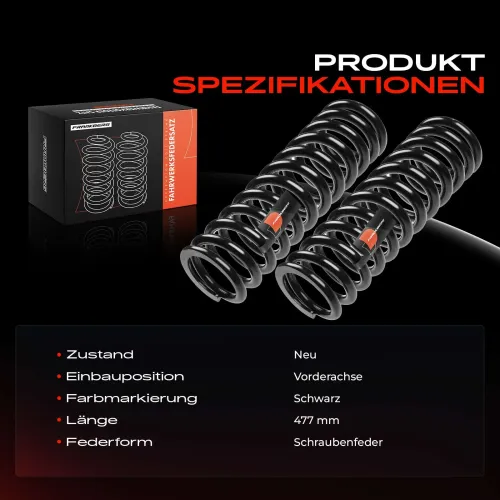 Fahrwerksfeder Vorderachse Frankberg 5481FB0008847 Bild Fahrwerksfeder Vorderachse Frankberg 5481FB0008847