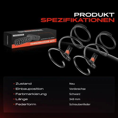 Fahrwerksfeder Vorderachse Frankberg 5481FB0008858 Bild Fahrwerksfeder Vorderachse Frankberg 5481FB0008858