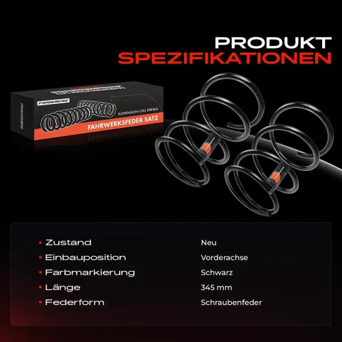 Fahrwerksfeder Vorderachse Frankberg 5481FB0008859 Bild Fahrwerksfeder Vorderachse Frankberg 5481FB0008859