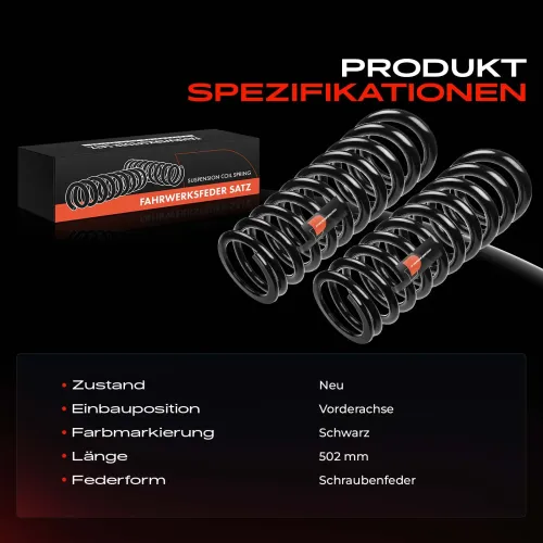 Fahrwerksfeder Vorderachse Frankberg 5481FB0008861 Bild Fahrwerksfeder Vorderachse Frankberg 5481FB0008861