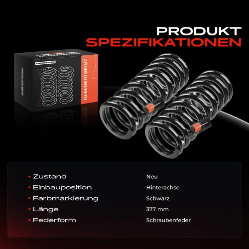 Fahrwerksfeder Hinterachse Frankberg 5481FB0008875 Bild Fahrwerksfeder Hinterachse Frankberg 5481FB0008875