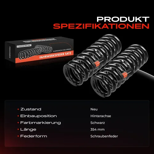 Fahrwerksfeder Hinterachse Frankberg 5481FB0008878 Bild Fahrwerksfeder Hinterachse Frankberg 5481FB0008878