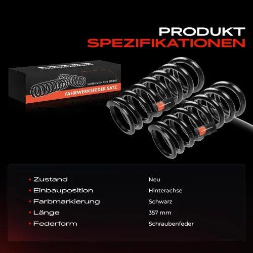 Fahrwerksfeder Hinterachse Frankberg 5481FB0008880 Bild Fahrwerksfeder Hinterachse Frankberg 5481FB0008880