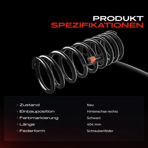 Fahrwerksfeder Hinterachse rechts Frankberg 5481FB0008886 Bild Fahrwerksfeder Hinterachse rechts Frankberg 5481FB0008886