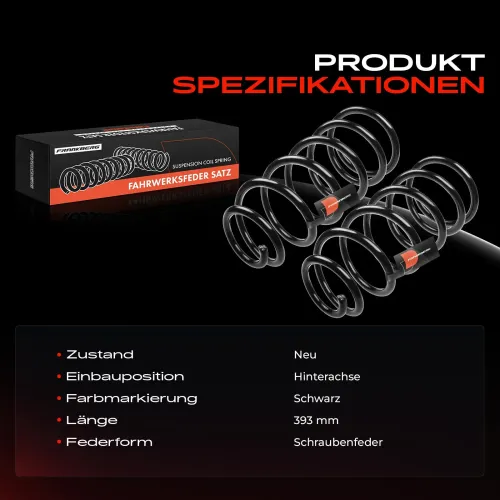 Fahrwerksfeder Hinterachse Frankberg 5481FB0008893 Bild Fahrwerksfeder Hinterachse Frankberg 5481FB0008893