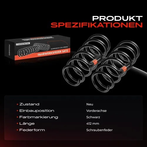 Fahrwerksfeder Vorderachse Frankberg 5481FB0008932 Bild Fahrwerksfeder Vorderachse Frankberg 5481FB0008932