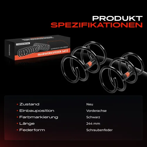 Fahrwerksfeder Vorderachse Frankberg 5481FB0008952 Bild Fahrwerksfeder Vorderachse Frankberg 5481FB0008952