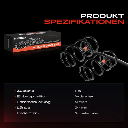 Fahrwerksfeder Vorderachse Frankberg 5481FB0009003 Bild Fahrwerksfeder Vorderachse Frankberg 5481FB0009003