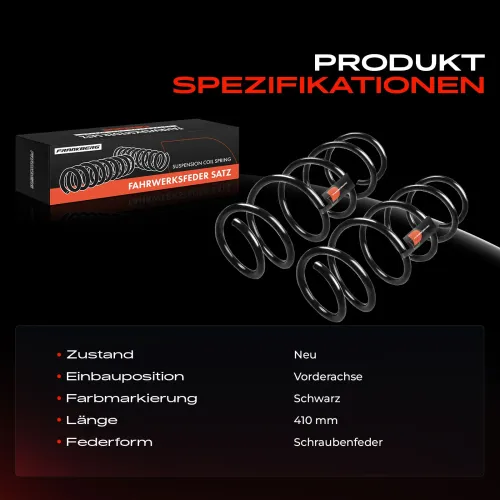 Fahrwerksfeder Vorderachse Frankberg 5481FB0009007 Bild Fahrwerksfeder Vorderachse Frankberg 5481FB0009007