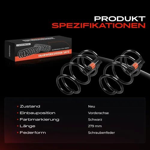 Fahrwerksfeder Vorderachse Frankberg 5481FB0009017 Bild Fahrwerksfeder Vorderachse Frankberg 5481FB0009017