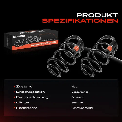 Fahrwerksfeder Vorderachse Frankberg 5481FB0009026 Bild Fahrwerksfeder Vorderachse Frankberg 5481FB0009026