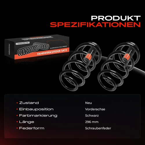 Fahrwerksfeder Vorderachse Frankberg 5481FB0009033 Bild Fahrwerksfeder Vorderachse Frankberg 5481FB0009033